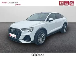 Blanc glacier métallisé Utilisé 2024 Audi Q3 Sportback S-Line SUV | 49 590 € (Prix assez cher)