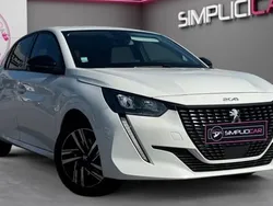 Blanc Utilisé 2022 Peugeot 208 Allure Citadine | 13 990 € (Prix juste)