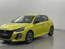 Jaune Nouvelle 2024 Peugeot 208 Active Citadine | 15 999 € (Bon prix)