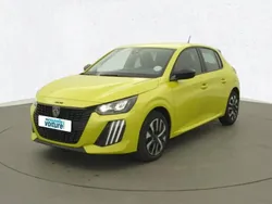 Jaune Utilisé 2024 Peugeot 208 Active Citadine | 18 990 € (Prix juste)