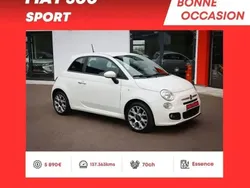 Blanc Utilisé 2013 Fiat 500S Citadine | 5 890 €