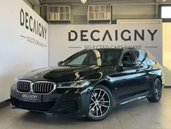 Noir Utilisé 2021 BMW 520 M Sport Break | 39 495 € (Prix assez cher)