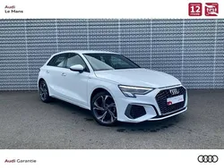 Blanc ibis Utilisé 2022 Audi A3 S-Line | 26 890 € (Prix juste)