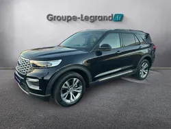 Noir Utilisé 2020 Ford Explorer Platinum SUV | 43 990 € (Prix juste)