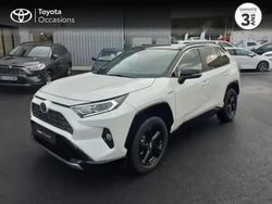 Blanc nacré/toit noir attitude Occasion 2019 Toyota RAV4 Hybrid SUV | 32 900 € (Prix assez cher)