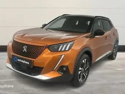 Orange Utilisé 2021 Peugeot e-2008 GT-line SUV | 18 299 € (Prix juste)