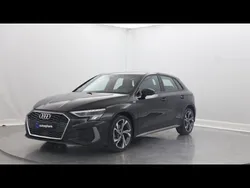 Noir mythe métallisé Utilisé 2022 Audi A3 S-Line | 26 900 € (Prix assez cher)