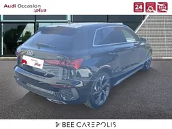 Noir mythe métallisé Utilisé 2024 Audi A3 Sportback e-tron S-Line Berline | 38 890 € (Prix assez cher)