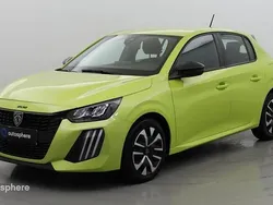 Jaune Utilisé 2024 Peugeot 208 Active Citadine | 15 499 € (Prix juste)