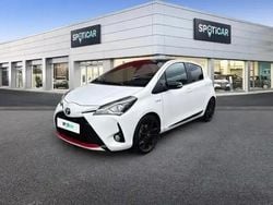 Blanc pur biton toit noir Utilisé 2019 Toyota Yaris Hybrid Sport Berline | 16 490 € (Prix juste)