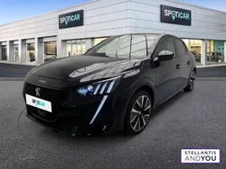 Noir Utilisé 2021 Peugeot e-208 GT Citadine | 16 990 € (Prix juste)
