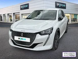 Blanc Utilisé 2022 Peugeot e-208 Style Citadine | 16 390 € (Bon prix)