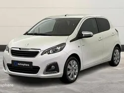 Blanc Utilisé 2020 Peugeot 108 Style Citadine | 9 990 € (Prix juste)