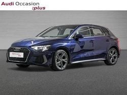 Bleu navarre métallisé Occasion 2021 Audi A3 Sportback e-tron S-Line Citadine | 24 900 € (Super prix)