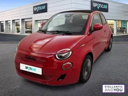 Rouge Utilisé 2022 Fiat 500e Red Cabriolet | 17 888 € (Prix assez cher)