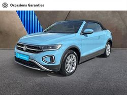 Bleu ravenna métallisée, capote noire Utilisé 2022 VW T-Roc Cabriolet Style Cabriolet | 30 900 € (Prix juste)