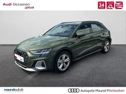 Vert district métallisé Utilisé 2025 Audi A3 Design Berline | 36 990 € (Prix juste)