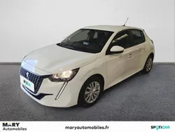 Blanc Utilisé 2021 Peugeot 208 Active Citadine | 13 490 € (Prix juste)