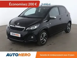 Noir Utilisé 2017 Peugeot 108 Style Citadine | 7 790 € (Prix juste)