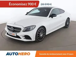 Blanc Utilisé 2018 Mercedes C220 AMG line Coupé | 27 690 € (Prix assez cher)