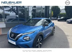 Bleu topaze Utilisé 2021 Nissan Juke Tekna SUV | 16 890 € (Prix juste)
