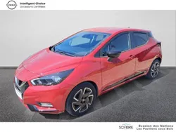 Rouge Utilisé 2022 Nissan Micra Citadine | 13 890 € (Prix juste)