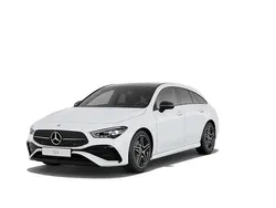Blanc Nouvelle 2025 Mercedes CLA200 Shooting Brake AMG line Break | 43 066 € (Super prix)