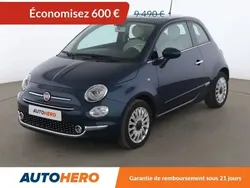 Bleu Utilisé 2017 Fiat 500 Lounge Citadine | 8 890 € (Bon prix)