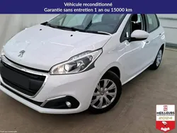 Blanc Utilisé 2018 Peugeot 208 Active Citadine | 8 500 € (Prix juste)