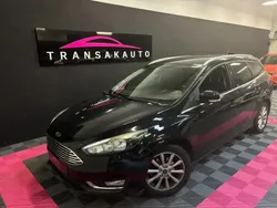 Noir Utilisé 2016 Ford Focus Titanium Break | 6 490 €