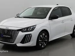 Blanc Utilisé 2024 Peugeot 208 Allure Citadine | 15 499 € (Prix juste)