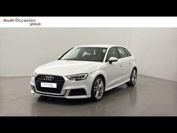 Blanc glacier métallisé Occasion 2018 Audi A3 S-Line | 21 999 € (Bon prix)