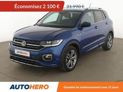 Bleu Utilisé 2021 VW T-Cross R-line SUV | 19 590 € (Prix juste)