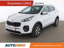 Blanc Utilisé 2016 Kia Sportage GT-Line SUV | 13 990 € (Prix juste)