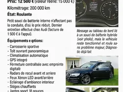 Noir Utilisé 2014 Audi A3 Sportback e-tron Ambition Berline | 12 000 €