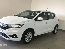 Blanc Utilisé 2023 Dacia Sandero Expression Citadine | 14 299 € (Prix juste)