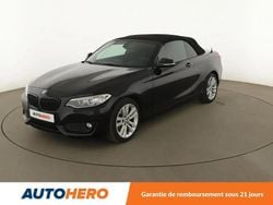 Noir Utilisé 2016 BMW 218 Cabriolet | 18 690 € (Prix juste)