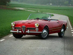 Rouge Utilisé 1958 Alfa Romeo 2000 Cabriolet | 69 000 €