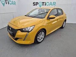 Jaune Utilisé 2021 Peugeot 208 Active Citadine | 13 490 € (Prix juste)