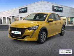 Jaune Utilisé 2021 Peugeot e-208 Active Citadine | 14 489 € (Bon prix)