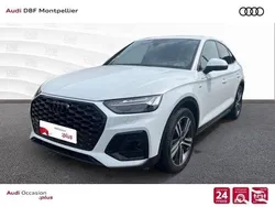 Blanc glacier métallisé Utilisé 2023 Audi Q5 Sportback S-Line SUV | 59 890 € (Prix cher)