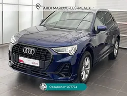 Bleu navarre métallisé Utilisé 2024 Audi Q3 S-Line SUV | 40 490 € (Prix juste)