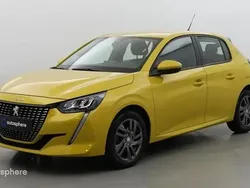 Jaune Utilisé 2020 Peugeot 208 Business-Line Citadine | 11 999 € (Prix juste)