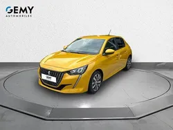 Jaune Utilisé 2020 Peugeot 208 Active Citadine | 10 790 € (Prix juste)
