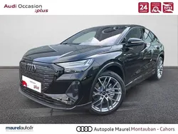 Noir mythe métallisé Utilisé 2024 Audi Q4 Sportback e-tron Design SUV | 48 890 €