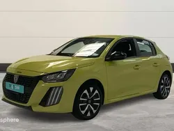 Jaune Utilisé 2024 Peugeot 208 Active Citadine | 15 999 € (Prix juste)