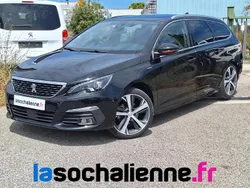 Noir Utilisé 2019 Peugeot 308 GT-line Break | 14 490 € (Prix assez cher)