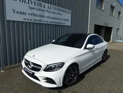 Blanc Utilisé 2018 Mercedes C220 AMG line Berline | 29 990 € (Prix juste)