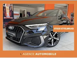 Noir Utilisé 2023 Audi A3 Sportback S-Line Berline | 37 900 € (Prix assez cher)