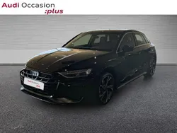 Noir Utilisé 2024 Audi A3 Sportback S-Line Berline | 38 490 € (Prix assez cher)